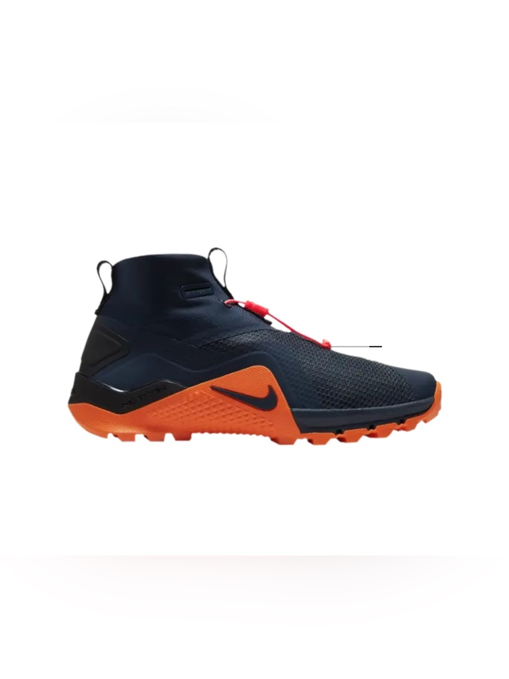 Nike Metcon X SF Obsidian Orange Blue Training Shoes Sneakers Pink Pull Cords 9